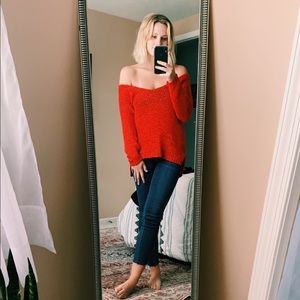 Beachy Summer Red H&M Sweater